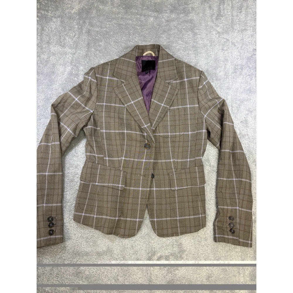 Plaid Blazer The Limited Women's  Size 8 0743